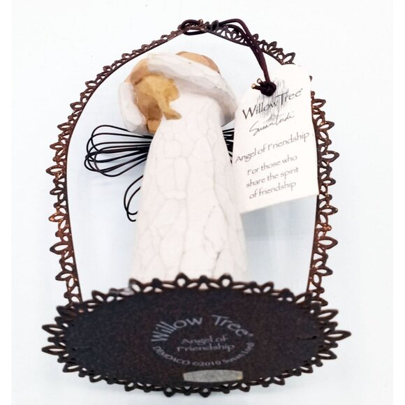 Angel of Friendship Willow Tree Demdaco 2010 Susan Lordi 5" Pet Lovers Comfort - Picture 10 of 14